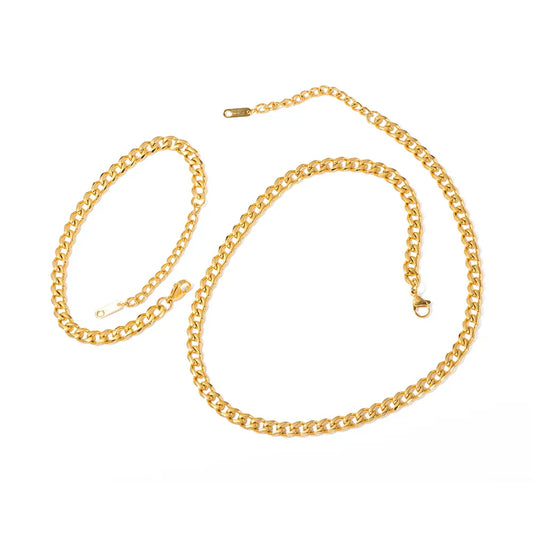 Ensemble collier et bracelet pour femme Elegance